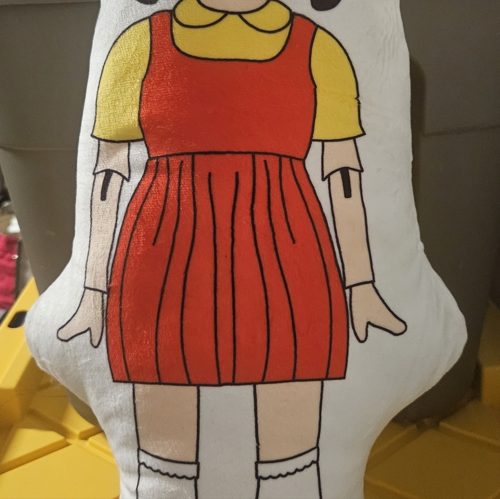 RARE 17” Squid Games Doll "Young Hee" Pillow Plush